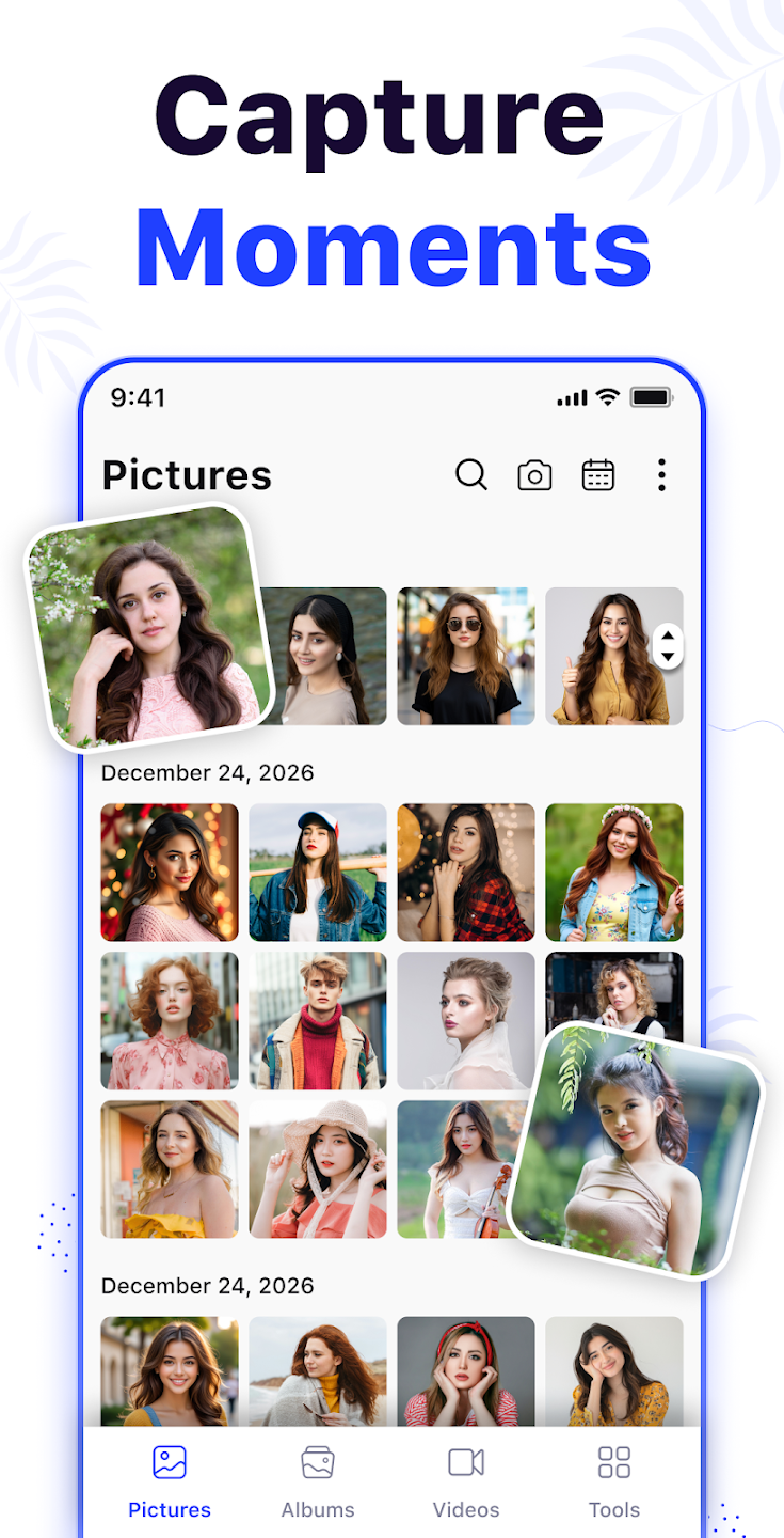 Capture Moments Pictures Grid